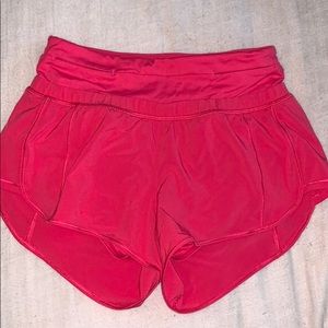 pink lulu lemon shorts